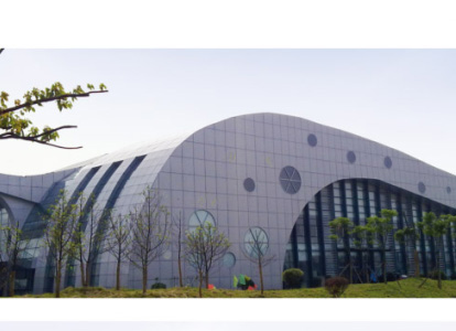 泰兴会议中心外景网架工程